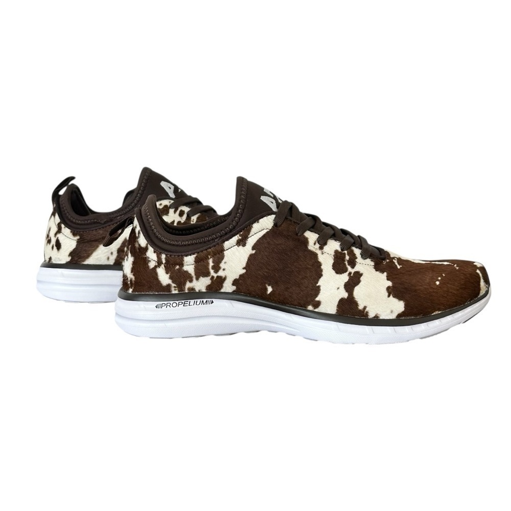 NEW APL Men's Iconic Phantom Deep Brown / White‎ / Cow Sneakers Size 7
